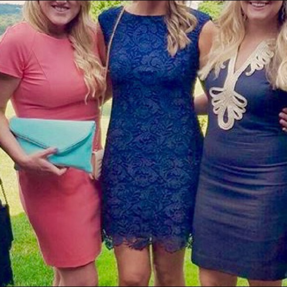 Size 10 Ralph Lauren blue dress. Only worn once! - Picture 3 of 3